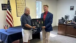 Sen. Rand Paul honors Vietnam veteran with Bronze Star Medal, other military awards