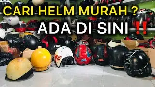 WOW 😱 MAU CARI HELM MURAH ?? ADA DI SINI ‼️ #helmet #jadul #jadoel #loak&eacute;otemeisheng #automobile