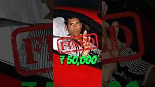 Sachin Fined For His Car's No 9999 ! Why Sachin Used 9999 Number for Cars ? #shorts