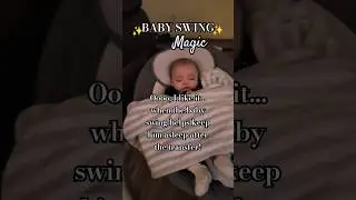 1 Baby Swing, 0 Wakeups: The Secret to a Perfect Sleep Transfer!! 😴👶 #babysleeptips #babysleep #mom