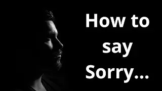 The Healing Power of Apologies: Mastering the Art of Sincere Sorry