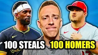 We Guess ALL Of The Players With 100 Home Runs And 100 Steals | MLB Trivia