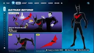 FORTNITE BUYING BATMAN BEYOND BUNDLE