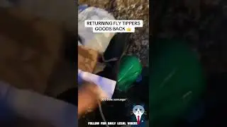 Man returns fly tippers rubbish (England)