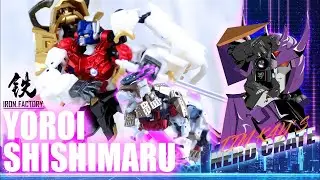 Iron Factory Yoroi Shishimaru Review | 3P Legends Lio Convoy | The Nerd Crate Too