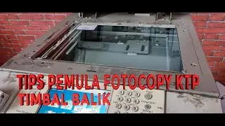 belajar fotocopy ktp  #tipspemula canon 6075