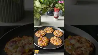 Mini Roti Pizza 🍕😍 #pizza #ytshorts #food #streetfood #recipe