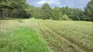 FRG screen cast cutting heavy grass on the Zero Turn Lawn Mower