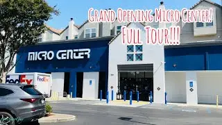 GRAND OPENING MICRO CENTER COMPUTER SUPER STORE TOUR IN SANTA CLARA CA BAY AREA!