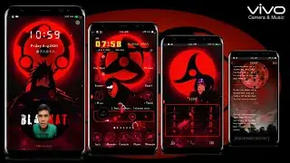 vivo theme itz | sharingan uchiha HD theme for vivo phone