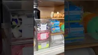 Amazon Under Kitchen Sink Organization #youtubeshorts #organizedhome #amazonhome #stayorganzied