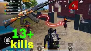 HELLFIRE AKM GAMEPLAY RANDOM PLAYERS |PUBG MOBILE |