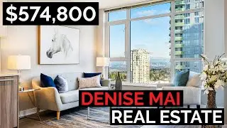 A MUST SEE $574,800 1-bedroom, 1 bathroom condo in Burnaby Metrotown | Listing with Denise Mai PREC*