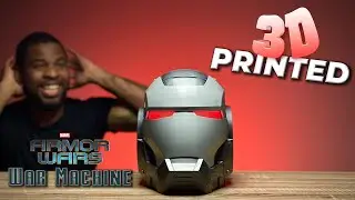 War Machine 3D Resin Printed Helmet Build!