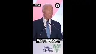 Biden struggles to pronounce United States of America