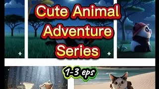 Cute Animal World Adventure Series 1-3 eps - Magic Adventure for kids(@cuteanimalworldstories)