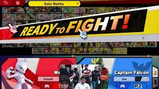 Smash Club Enero LOSERS ROUND 1 - Inushiky (Mewtwo) Vs. Ivo95 (Mario/Captain Falcon) SSBU