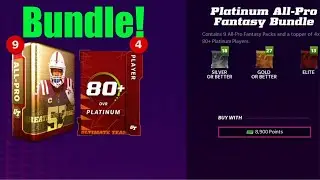 PLATINUM ALL-PRO FANTASY BUNDLE! Are these any good? Madden22 Pack Opening