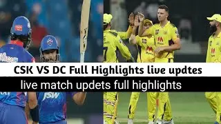 csk vs dc qualifier 1 highlights 2021 | csk vs dc full match highlights live match |