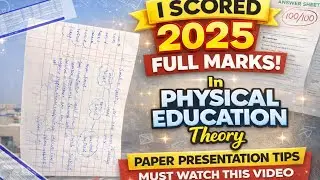 I scored 100 in PHYSICAL EDUCATION THEORY IN 2025 WITH THIS TIP👩🏻&zwj;🎓