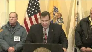 Governor Christie: Remarks on New Jersey Blizzard (Part 1)