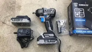 Unboxing DEKO impact wrench 350nm