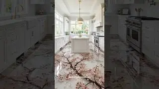 AMAZING Cherry Blossom Epoxy Floor Transformation #epoxy #interiordesign #homedesign