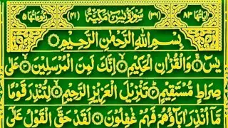 Surah Yasin (Yaseen) | Best Qur'an Recitation | Surah Yasin full | With Arabic | Yaseen Sharif | 63