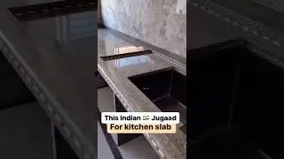 kitchen sink fitting kitchen ka tiles fitting kitchen ki slab #slab #kitchenshorts  #granitedesign