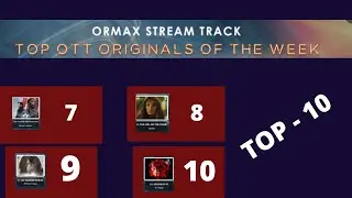 Ormax Stream  Top 10 OTT originals in India, including upcoming shows