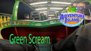 Green Scream Adventure Island Southend On Sea 4K POV ( At Night ) 