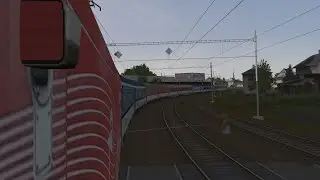 ZSSK 193 032 departs from Vala&scaron;sk&eacute; Meziř&iacute;č&iacute; | OpenRails