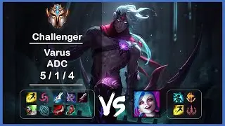 KR Challenger Replays ADC Varus vs Jinx Ep.2918