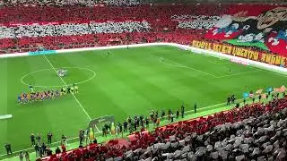 Himno del Sporting en el derbi asturiano