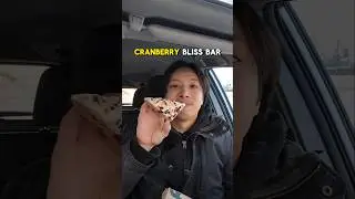 I Tried The Starbucks Cranberry Bliss Bar In Calgary Alberta!