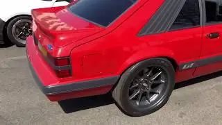 Dart 363 85 mustang GT idle and walk around