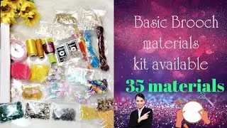 Basic Brooch materials kit available💥💥 35 materials 💥Materials and price details