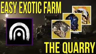 FAST & EASY SOLO EXOTIC FARM! THE QUARRY LEGENDARY LOST SECTOR! [DESTINY 2}