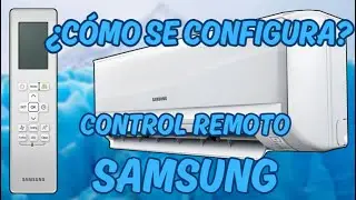 Control remoto aire acondicionado Samsung CONFIGURACION Y FUNCIONES
