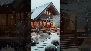 Cozy Winter Retreat: A Chalet in the Snowy Woods