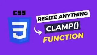 How to use clamp() Function in CSS | clamp() Method CSS Tutorial #htmlcss