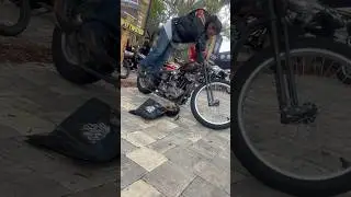 Daytona Bike Week Kick Start Twin Carb Harley Ironhead Sportster Chopper Billy Lane #shorts #hd #45