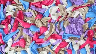 5 Minutes Satisfying ASMR Unboxing 500 Different Color Balloons 🎈