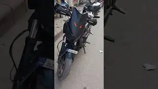 Dominar Red Colour ➜ Black Matte Wrap😍 | Ultimate Bike Transformation 🔥 #shorts #viral #ytshorts #mg
