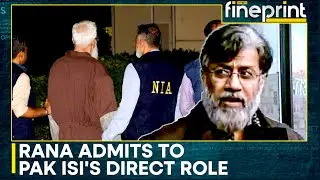 26/11 Plotter Tahawwur Rana Confesses Involvement Of Pakistan's ISI In Mumbai Terror Attack | WION