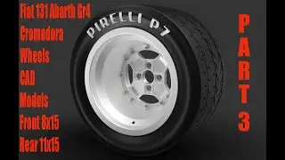 Fiat 131 Abarth Gr.4 Cromodora wheels   Part 3 - Lip 6x15