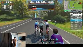 The herd beginner race - Park Perimeter Loop #zwift #indoorcycling #zwiftracing