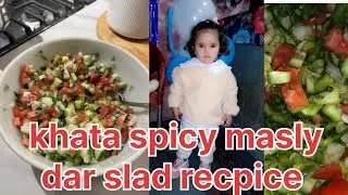 Chatpata mazy dar salad 😀