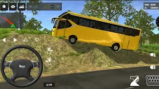 Public transport Indian bus game coach simulator 3D bus driving game play video 🔥