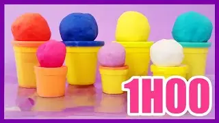 Apprendre les COULEURS, les FORMES, l'APHABET, et les CHIFFRES en Pate &agrave; modeler pour enfants